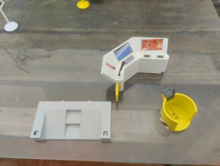Lote Playmobil: Consola y Cubo
