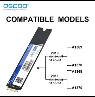 OSCOO SSD 1TB para MacBook