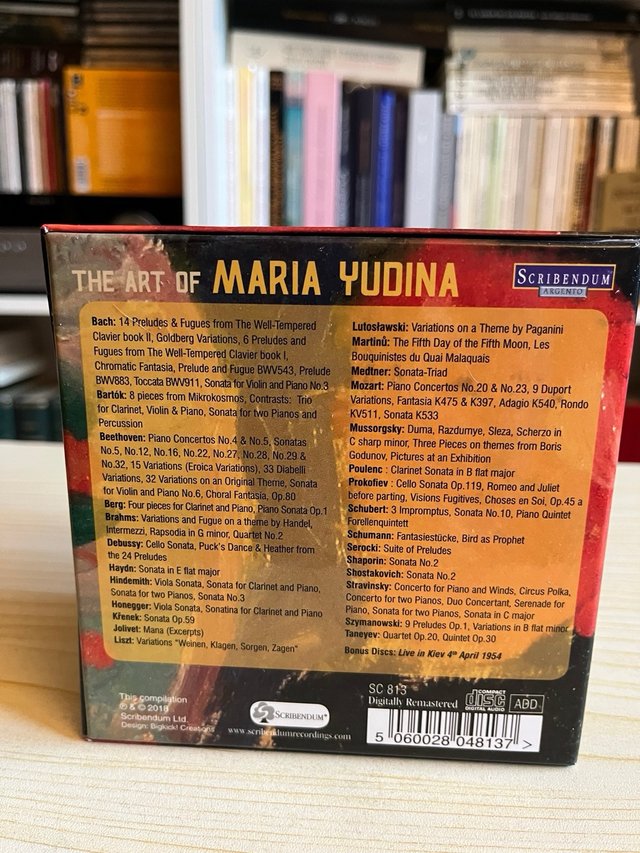 The Art of Maria Yudina 26 CD