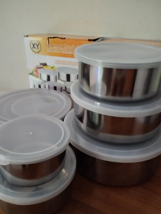 Set Contenitori Acciaio Inox XY