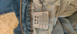 Pantalón vaquero mujer con pedrería