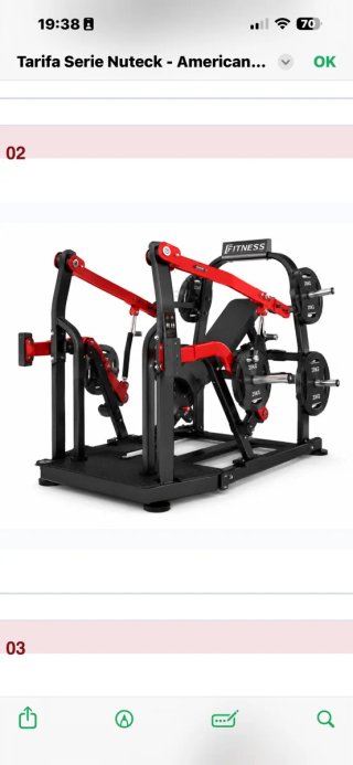Máquina de Gimnasio Nuteck American Strength