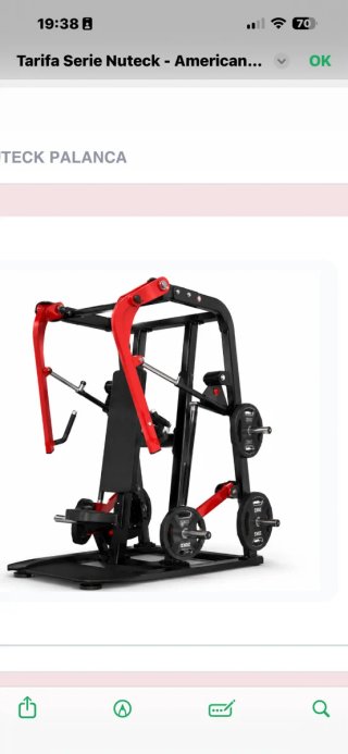 Máquina de Gimnasio Nuteck American Strength