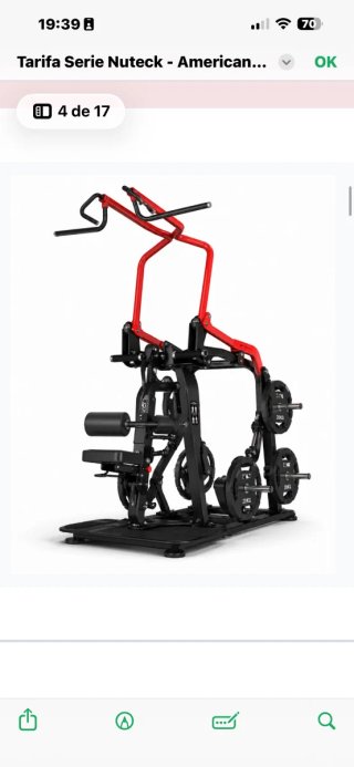 Máquina de Gimnasio Nuteck American Strength