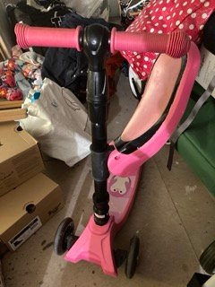 Patin 3 ruedas con asiento adaptable
