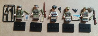 Afrika Korps Rommel WW2 Figuras Compatible Lego
