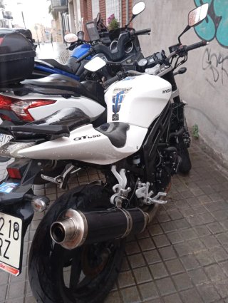 Motocicleta , Hyosung Gt. 650 cc.