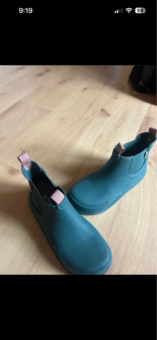 Botas de agua verdes