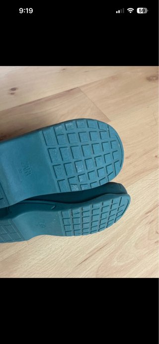 Botas de agua verdes