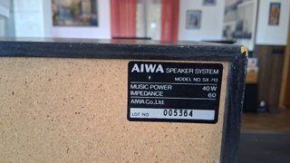 Lote 3 Altavoces Aiwa, Schneider, Panasonic