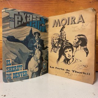 Lote 4 Libros y Cómics Escolares Antiguos