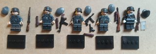 Figuras compatibles Lego WW2 Waffen SS