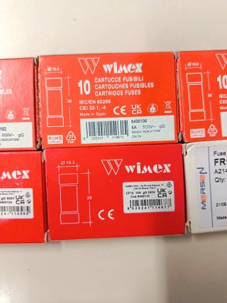 Fusibili 10x38 Wimex e Mersen