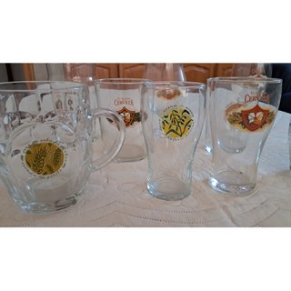Collezione di 9 brocche e bicchieri per birra, nuovi