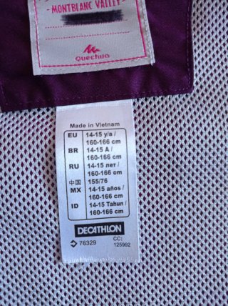 Anorak chubasquero Quechua