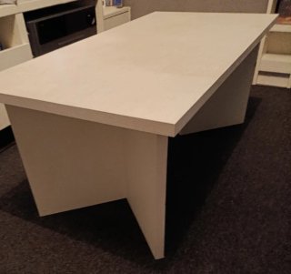 Mesa centro madera blanca