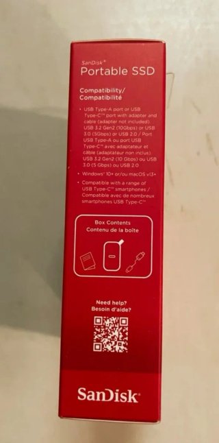 SanDisk SSD Portátil 2TB (PRECINTADO)