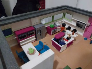 Casa Playmobil Moderna con Piscina