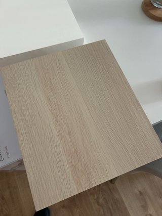Baldas Ikea Madera Blanca y color madera