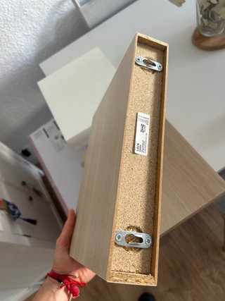 Baldas Ikea Madera Blanca y color madera
