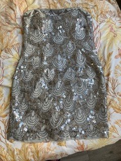 Vestido fiesta lentejuelas El Corte Inglés