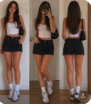 Falda vaquera corta Zara