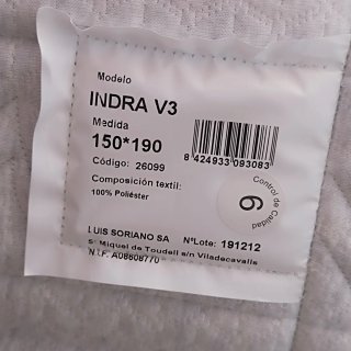 Colchón Sonpura Indra V3 + Topper