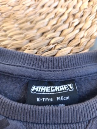 Sudadera Minecraft Talla +3 Años + Calzoncillos