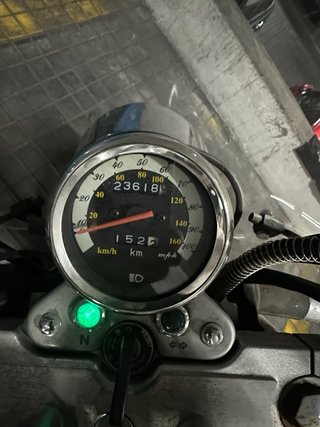 Moto HAMMEL 125 Cruiser Roja y Plateada