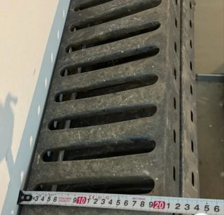 Escalera de hierro industrial