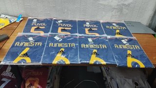 Camisetas Iniesta Casillas Torres Tallas