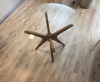 Mesa redonda cristal 120cm