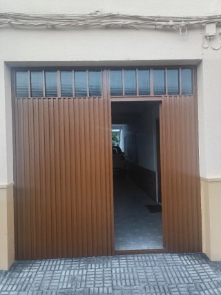 Portón de hierro para garaje
