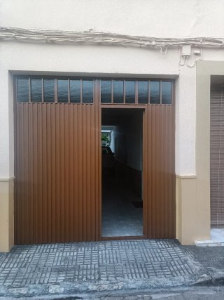 Portón de hierro para garaje