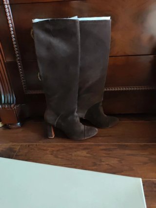 Botas altas Bimba y Lola ante marrones talla 37