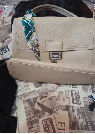 Set scarpe e borsa beige