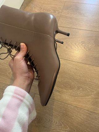 Botines Zara Piel Marrones Talla 37 Nuevos