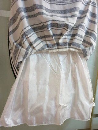 Vestido eventos rayas.