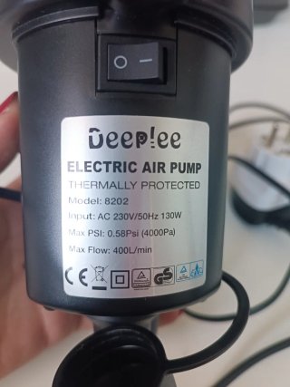 Inflador/Desinflador Eléctrico Deeplee 130W