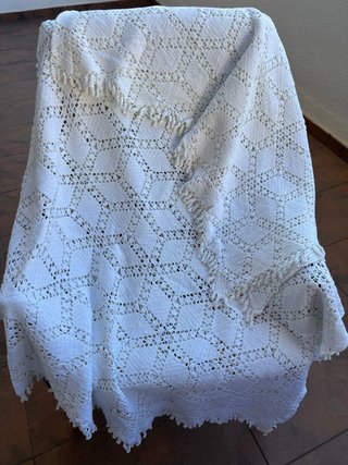 Colchas ganchillo cama 90 cm. (3 unidades)