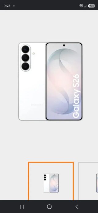 Samsung S26 Blanco