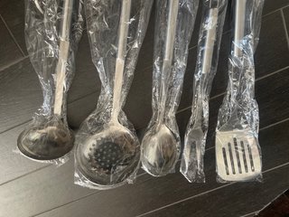 Servizio mestoli acciaio inox