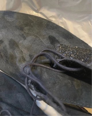 Scarpe nere glitter
