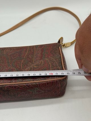 Bolso Etro Paisley Marrón y Rojo