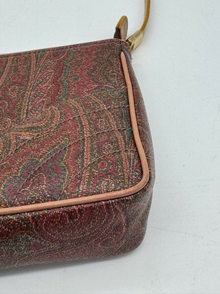Bolso Etro Paisley Marrón y Rojo