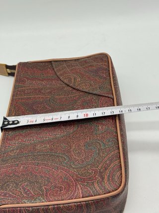 Bolso Etro Paisley Marrón y Rojo