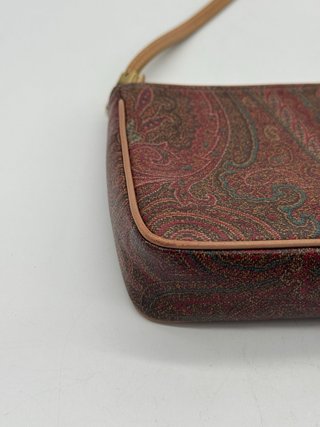 Bolso Etro Paisley Marrón y Rojo