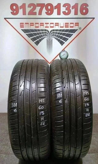 195 60 15 H HANKOOK RUEDA AL 90% UTIL DE VIDA