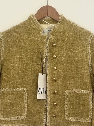 Chaqueta Zara Mostaza Talla S