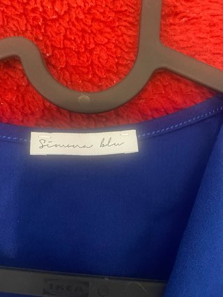 Vestido azul mujer